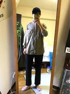 やすくにさん（メンズ・169cm）の秋コーディネート