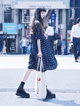 「planet（planet）のアイテム」を使った、Eve イブさん（レディース・161cm）の秋コーディネート