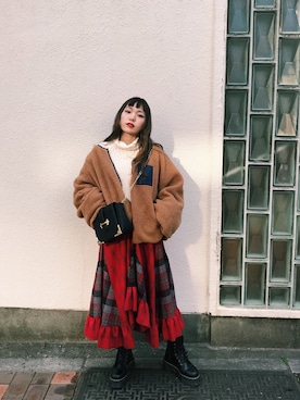 「ドクターマーチン」｜sayocoさん（レディース・154cm）の秋コーディネート