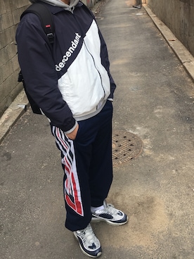 DESCENDANTのマウンテンパーカーを使った人気ファッション