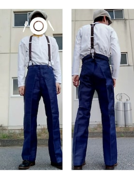 カマキリ猫さん（メンズ・173cm）の春コーディネート