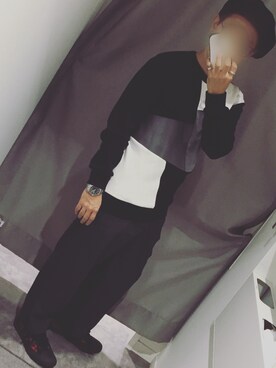 「tk.TAKEO KIKUCHI（ティーケータケオキクチ）のアイテム（スウェット）」を使った、たくさん（メンズ・162cm）の秋コーディネート