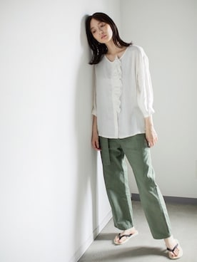 refinedworks【相互】さん(レディース・158cm)の夏コーディネート