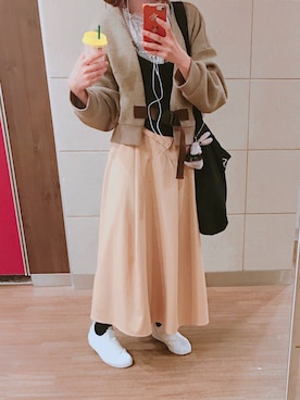 「ACCOMMODE（アコモデ）のアイテム（その他）」を使った、ゆうさん（レディース・151cm）の春コーディネート