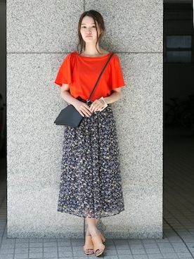 「URBAN RESEARCH（アーバンリサーチ）のアイテム（その他）」を使った、オオノさん（レディース・162cm）の夏コーディネート
