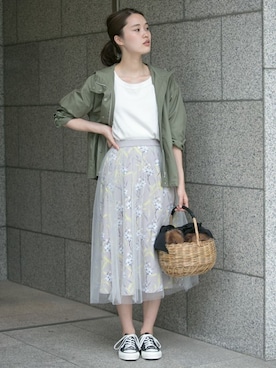 オオノさん（レディース・162cm）の夏コーディネート