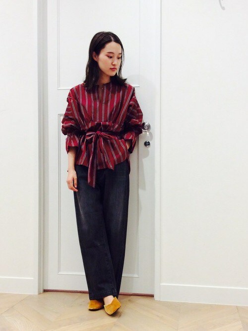ne Quittez pas アーバンリサーチ 　別注ベルト付プルオーバー　黒 NE QUITTEZ PAS!（ヌキテパ）の「ne Quittez pas×URBAN RESEARCH