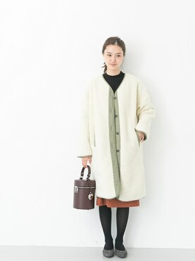 「Alpha Industries（アルファインダストリーズ）のアイテム」を使った、オオノさん（レディース・162cm）の秋コーディネート