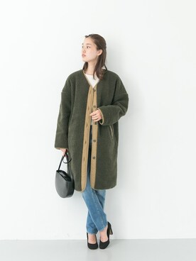 「Alpha Industries（アルファインダストリーズ）のアイテム」を使った、オオノさん（レディース・162cm）の秋コーディネート