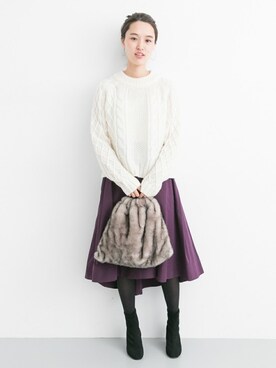 オオノさん(レディース・162cm)の冬コーディネート