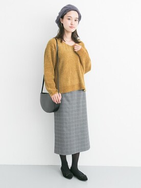 オオノさん（レディース・162cm）の冬コーディネート