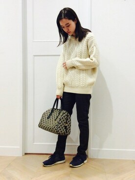 「BY MALENE BIRGER（バイマレーネビルガー）のアイテム（バッグ）」を使った、オオノさん（レディース・162cm）の秋コーディネート