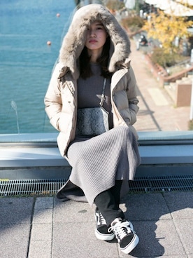 オオノさん（レディース・162cm）の冬コーディネート