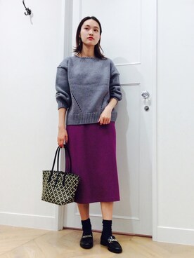 「BY MALENE BIRGER（バイマレーネビルガー）のアイテム（バッグ）」を使った、オオノさん（レディース・162cm）の秋コーディネート