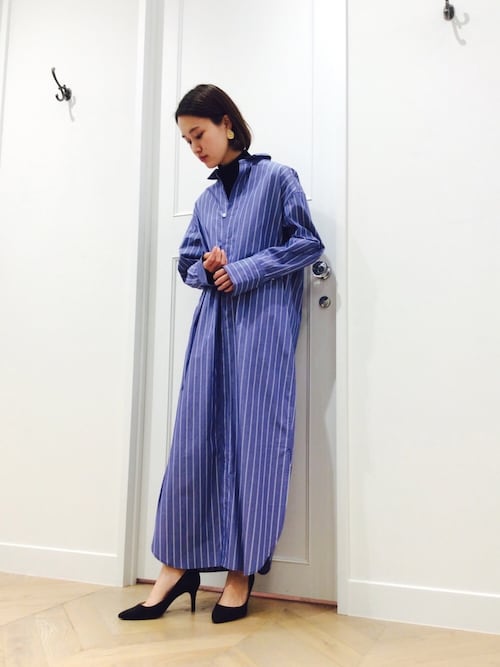 Yukina Urban Research Urban Research Rosso Womenのシャツワンピースを使ったコーディネート Wear