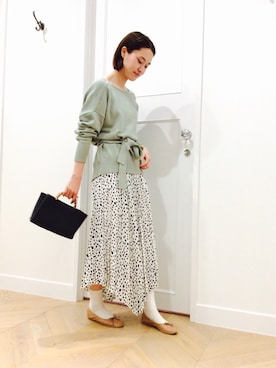 「スタッフセンバツ」｜オオノさん（レディース・162cm）の春コーディネート