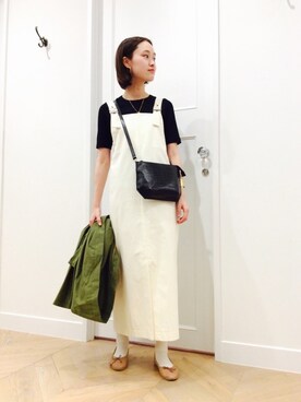「URBAN RESEARCH ROSSO WOMEN（アーバンリサーチ　ロッソ）のアイテム（ブルゾン）」を使った、オオノさん（レディース・162cm）の春コーディネート