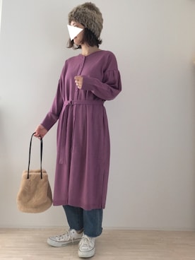 haさん（レディース・152cm）の冬コーディネート