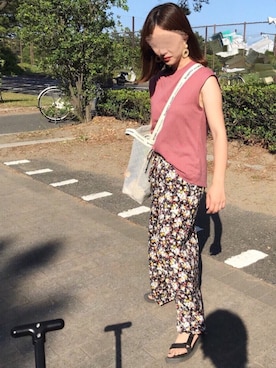 「AVAN LILY（アヴァンリリィ）のアイテム（アクセサリー）」を使った、haさん（レディース・152cm）の夏コーディネート