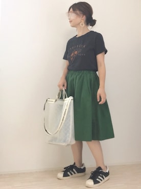 「AVAN LILY（アヴァンリリィ）のアイテム（アクセサリー）」を使った、haさん（レディース・152cm）の夏コーディネート