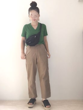 「AVAN LILY（アヴァンリリィ）のアイテム（アクセサリー）」を使った、haさん（レディース・152cm）の夏コーディネート