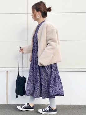 「SHIPS Days（シップスデイズ）のアイテム」を使った、haさん（レディース・152cm）の秋コーディネート