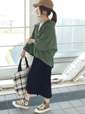 「2018マイベストコーデ」｜「アイテム（カバーオール）」を使った、haさん（レディース・152cm）の秋コーディネート