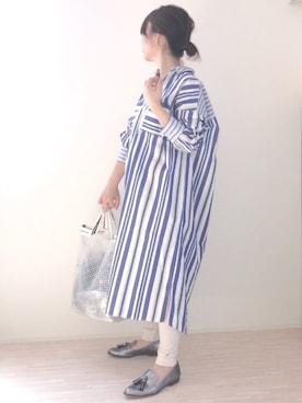 「SHIPS Days（シップスデイズ）のアイテム」を使った、haさん（レディース・152cm）の春コーディネート
