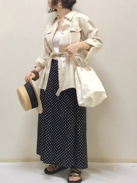 「AVAN LILY（アヴァンリリィ）のアイテム（アクセサリー）」を使った、haさん（レディース・152cm）の春コーディネート