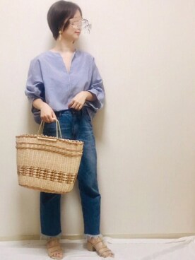 「AVAN LILY（アヴァンリリィ）のアイテム（アクセサリー）」を使った、haさん（レディース・152cm）の夏コーディネート