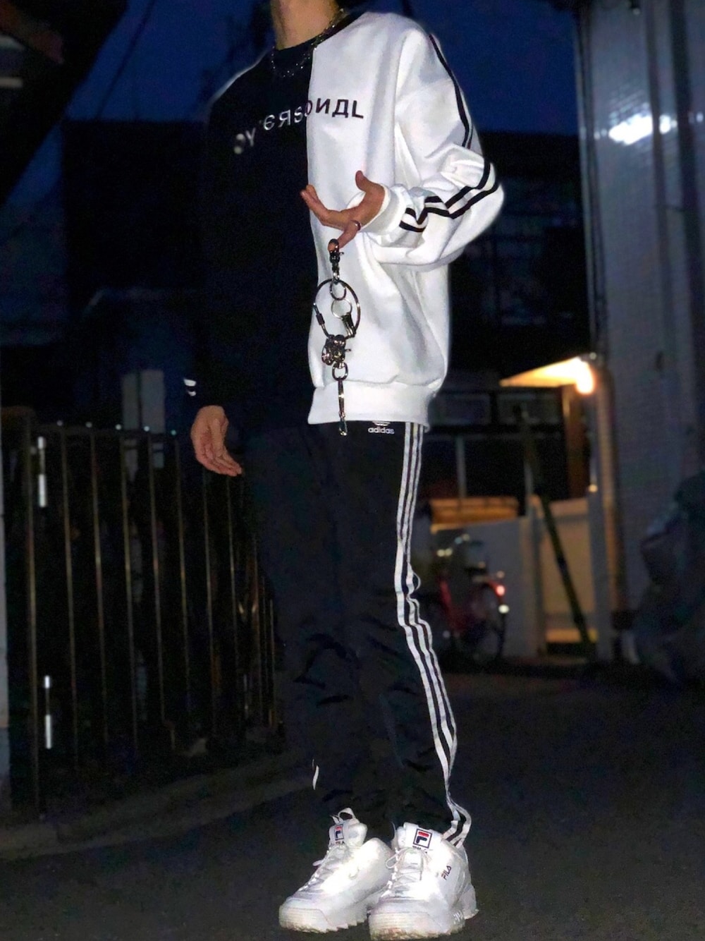 OY（オーワイ）の「ドッキングラインスウェット/トレーナー  