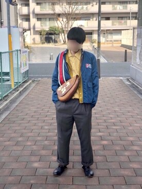 「seesaw（シーソー）のアイテム」を使った、てぃさん（メンズ・177cm）の春コーディネート