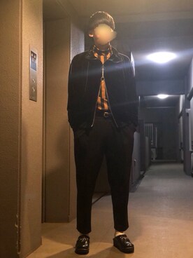 「MYne（マイン）のアイテム（ジャケット/アウター）」を使った、てぃさん（メンズ・176cm）の春コーディネート