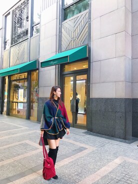 「MANU ATELIER（マニュ アトリエ）のアイテム」を使った、Helen Panさん（レディース・172cm）の夏コーディネート