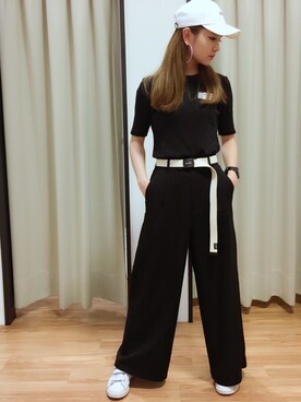 「TAIPEI」｜「アイテム（その他）」を使った、Han Liangさん（レディース・163cm）の秋コーディネート