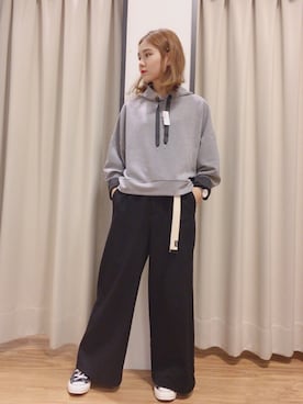 「TAIPEI」｜「アイテム（その他）」を使った、Han Liangさん（レディース・163cm）の秋コーディネート