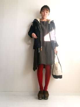 saccoさん（レディース・163cm）の冬コーディネート