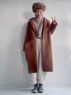 saccoさん（レディース・163cm）の冬コーディネート