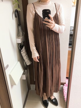 Ёмικο さん（レディース・161cm）の冬コーディネート