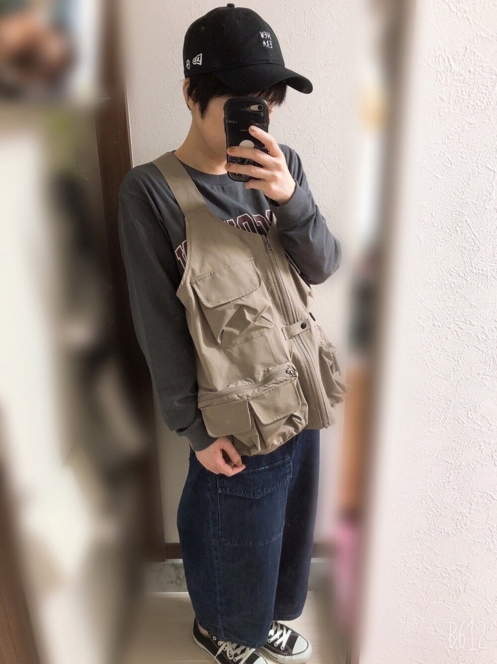 niko and（ニコアンド）の「ゆるイージーデニムパンツ
