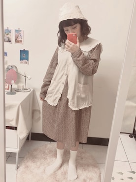 「school」｜Hsu mei  🇹🇼さん（レディース・153cm）の秋コーディネート