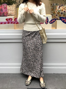 杉本潤香さん（レディース・152cm）の春コーディネート