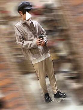 「平成最後のWEARISTAセンバツ」｜「アイテム（キャスケット）」を使った、nkさん（メンズ・170cm）の春コーディネート