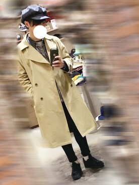 「平成最後のWEARISTAセンバツ」｜「アイテム（トレンチコート）」を使った、nkさん（メンズ・170cm）の春コーディネート