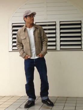 「Kinetics（キネティクス）のアイテム」を使った、ORTHさん（メンズ・170cm）の秋コーディネート