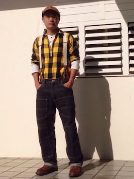 「DICO（ディコ）のアイテム」を使った、ORTHさん（メンズ・170cm）の冬コーディネート