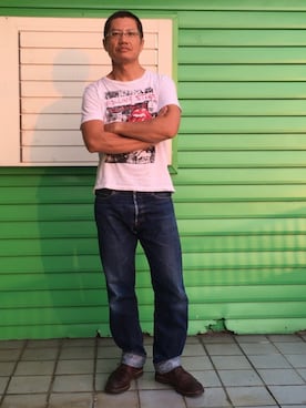 「アイテム（その他シューズ）」を使った、ORTHさん（メンズ・170cm・50代）の春コーディネート