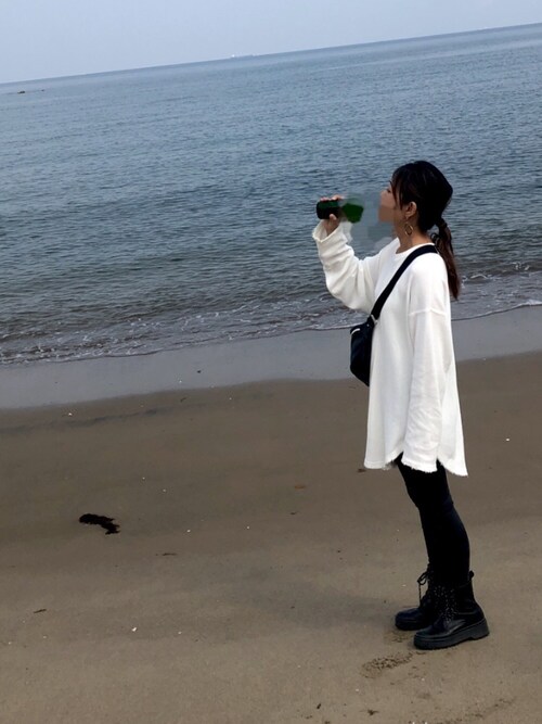 ゆうこ Guのボディバッグ ウエストポーチを使ったコーディネート Wear