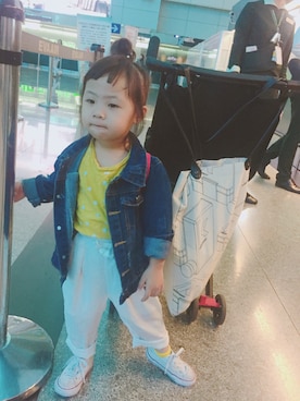 Li&Lawさん（キッズ・90cm）の秋コーディネート