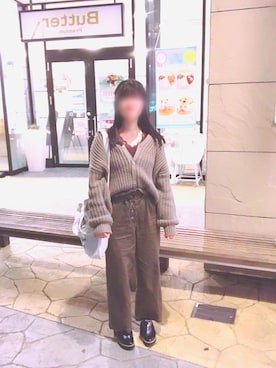 「アイテム（ローファー）」を使った、❁sayaka❁さん（レディース・157cm・10代）の秋コーディネート